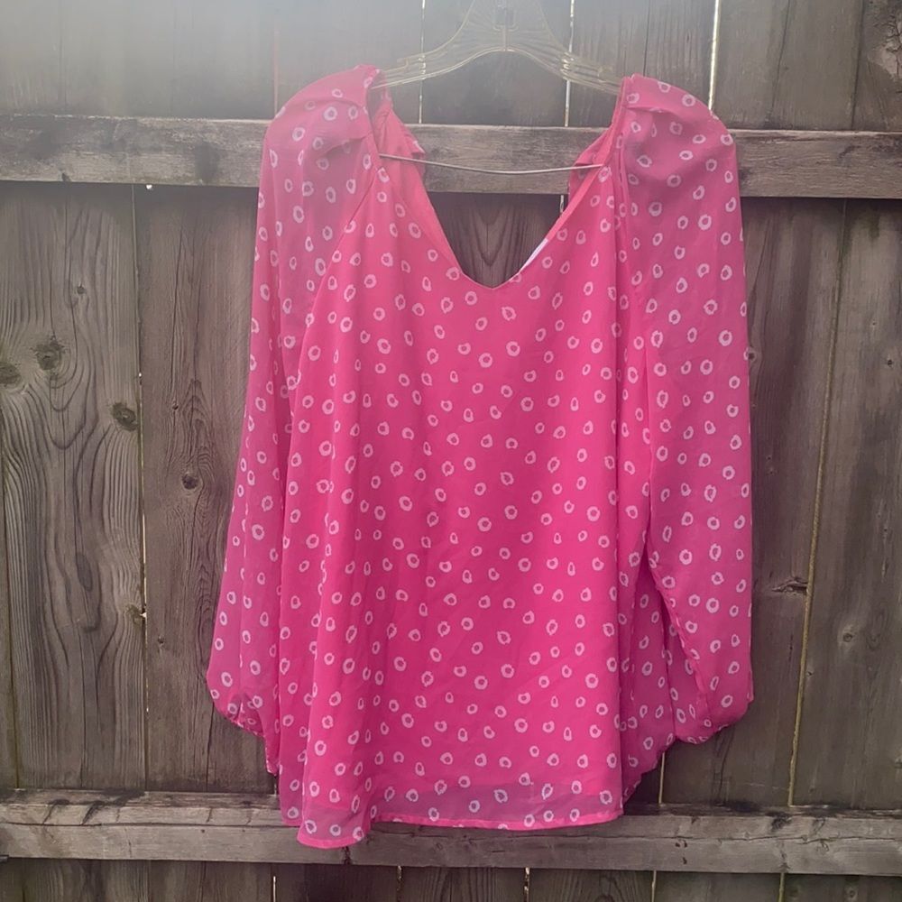 None west sheer top sz. L